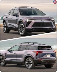EZREXPM 220LBS Cross Bars Roof Rack Fit for 2024-2026 Chevrolet Chevy Blazer EV