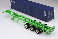 Aoshima 1/32 Heavy Freight Series No.9 40Feet Marine Container Trailer Model kit