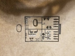 Honda F-1Tamiya 1/12 BS1211 Sprue H: Front Cowling Parts, Front Suspension