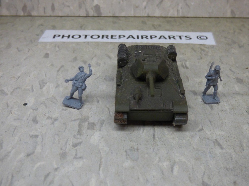 MIR / Roco Minitank Compatible WWII Russian T-34/76 & Aifix Soldiers Lot#7216B©