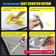 Boulder Gray Pearl(KBY) for Nissan Touch Up Paint Pen, 2 in 1 Car Scratch Remove