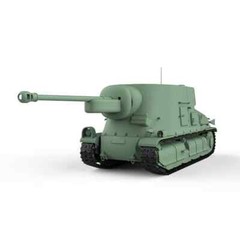 SSMODEL SS87662 1/87 HO Scale Railway Kit France Somua S-35 CA Tank Destroyer