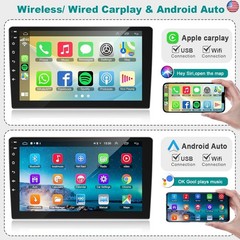 8 Core QLED Screen 1280 * 800 Car Radio Double Din Android 13 GPS Navigation