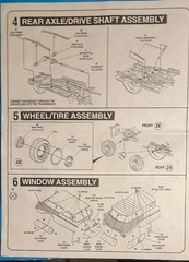 FIRESTONE WIDE WHITE WALL TIRES 56 CHEVY NOMAD – REVELL MODEL CAR KIT PARTS LOT