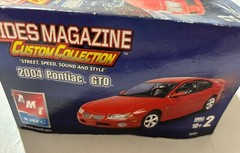 Model Car Parts – AMT 2004 Pontiac GTO Wheels Tires & Wheel Backs 1/25 kitbash