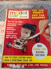 VINTAGE MODEL CAR SCIENCE MAGAZINE OCTOBER 1963 FIRST YEAR ISSUE