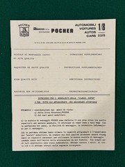 Pocher 1:8 Scale Alfa Romeo 8C 2300 Monza Muletto Rare Model Kit 