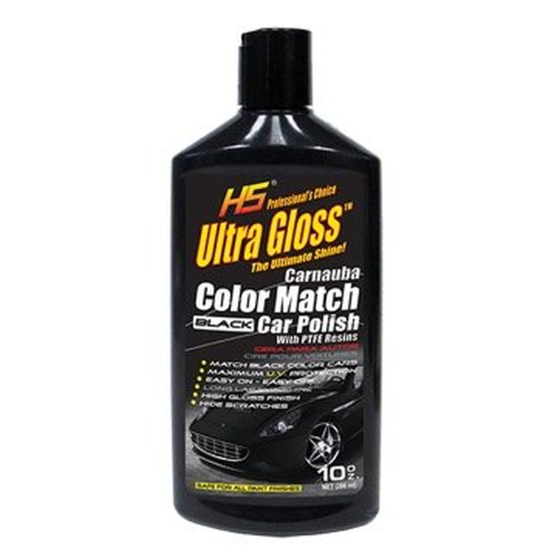 Ultragloss Carnauba Black Color Match Car Polish with PTFE Results. the Professi