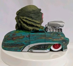 Jimmy Flintstone resin Lil Shitzz “The Creature” 49 Merc custom painted bust