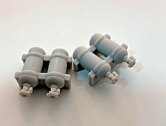 1 24 1 25 Scale Dual Nitrous Bottle Setup Pro Detail Resin Drag Car Parts