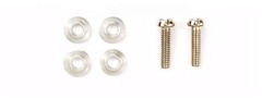 MINI4WD Lightweight 19mm All Aluminum Bearing Roller Gunmetal 95454