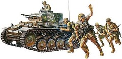Tamiya German Panzerkampfwagen II – Plastic Model Military Vehicle Kit – 1/35