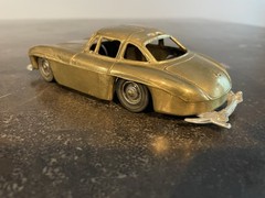 Vintage FAL 1954 Mercedes 300SL Gullwing Italian 1/24 Scale Solid Brass Model