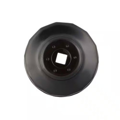 76 Mm X 14 Flute Oil Filter Cap Wrench in Black