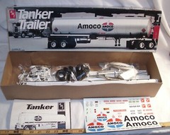 AMT AMOCO TANKER TRAILER SEMI MODEL KIT 1/25TH BOXED 6698