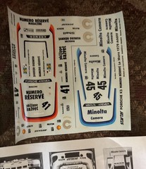Starter Porsche K3 Numero Reserve Minolta Le Mans 1979 Car Resin Kit 1:43 France