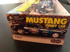 Polar Lights Blue Max 1969 Ford Mustang Funny Car 1/25, Sealed Parts Inside
