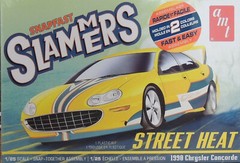 SLAMMERS CUSTOM 1998 CHRYSLER AMT 1:25 SCALE SNAP-TOGETHER PLASTIC MODEL KIT