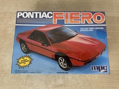 Vintage 1983 MPC PONTIAC FIERO 1/25 Scale Model Car Kit #1-0883 – NEW SEALED
