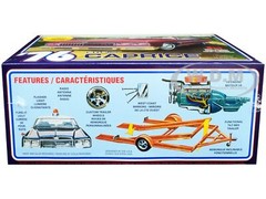 SKILL 2 MODEL KIT 1976 CHEVROLET CAPRICE & TRAILER 3-IN-1 KIT 1/25 MPC MPC963 M