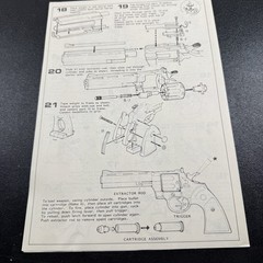 Crown Police .357 Magnum 6 Inch 1/1 Scale Replica Pistol Model Kit 1981