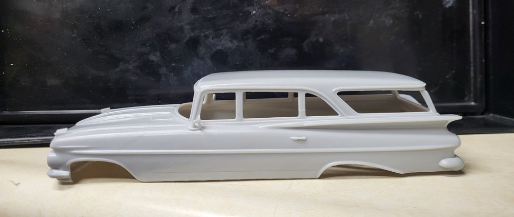 1/25 scale resin 3d printed 1959 Chevy Wagon body model slot car