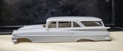 1/25 scale resin 3d printed 1959 Chevy Wagon body model slot car