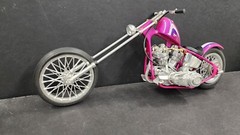 REVELL CUSTOM BUILT CHOPPER CUSTOM PAINT 13 INCHES LONG BUILT BY GARY SEEDS DC