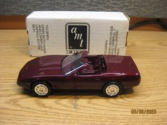 1993 Corvette Convert promo 1/25 scale, NEW IN BOX WITH ORIGINAL TISSUE & LABELS