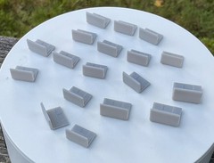 18pc 1/24 1/25 Scale Miniature Laptop Computer Model Kit Garage Diorama Parts