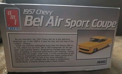 CHEVY BEL AIR SPORT COUPE 1957 Model 1/25 AMT ERTL CUSTOM KIT SEALED 1990 New