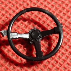 Steering Wheel & Column Ferrari 512BB 1:24 Scale Model Car Part MPC