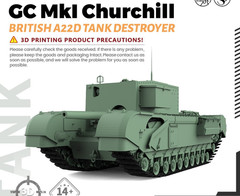 35566 1/35 Military Model Kit British A22D GC MkI Churchill Tank