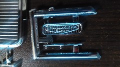 White Freightliner SD DD 1/25 chrome grill cab emblem model big rig semi truck