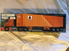 AMT Fruehauf 40 Foot Exterior Post Van Trailer KIT#T524 Opened Box