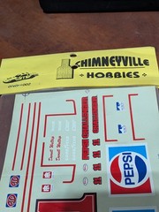 Chimney Hobbies – #CND-1002 – 1:24 Scale – Pepsi NASCAR Racing Decals – NOS