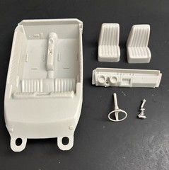 66 Buick Wildcat INTERIOR TUB, STEERING WHEEL, MORE 302 1600A Model Car Parts