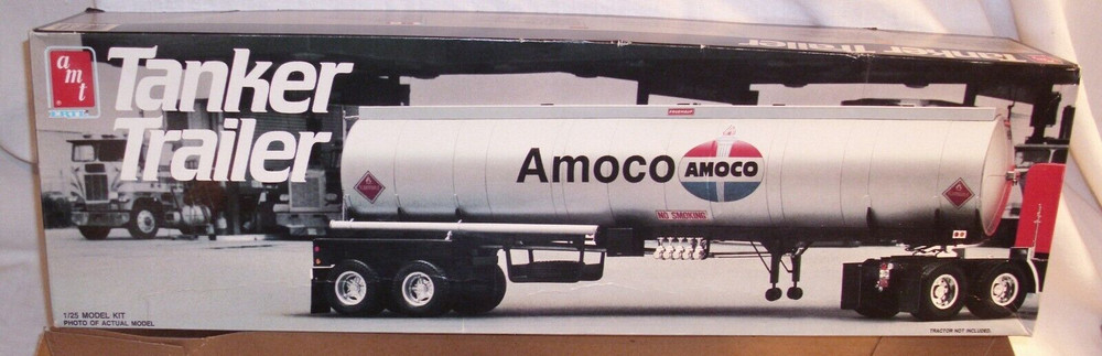 AMT AMOCO TANKER TRAILER SEMI MODEL KIT 1/25TH BOXED 6698