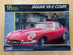 Nice Revell 1/8th Jaguar XK-E Coupe – complete – FREE SHIPPING!