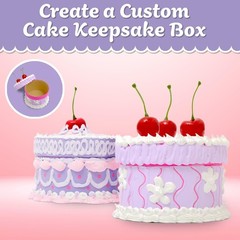 Love Color Frosting Fun Craft Kit Create 2 Frosted Fake Cake Storage Boxes – …