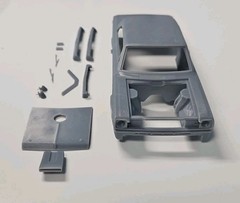ABS-LIKE RESIN 3D PRINTED 1/25 1969 AMC HURST SC RAMBLER BODY AND RELATED PARTS