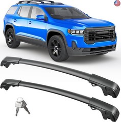 FengYu 300lb Lockable Roof Rack Cross Bars Compatible with GMC Acadia 2017 2018