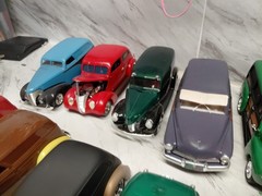 Model Junkyard/parts Plastic Muscle Car Lot Of 18 Hot Rods And Panel Wagons,