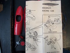 Strombecker Maserati Electric Racing Car Kit D-42 2/4