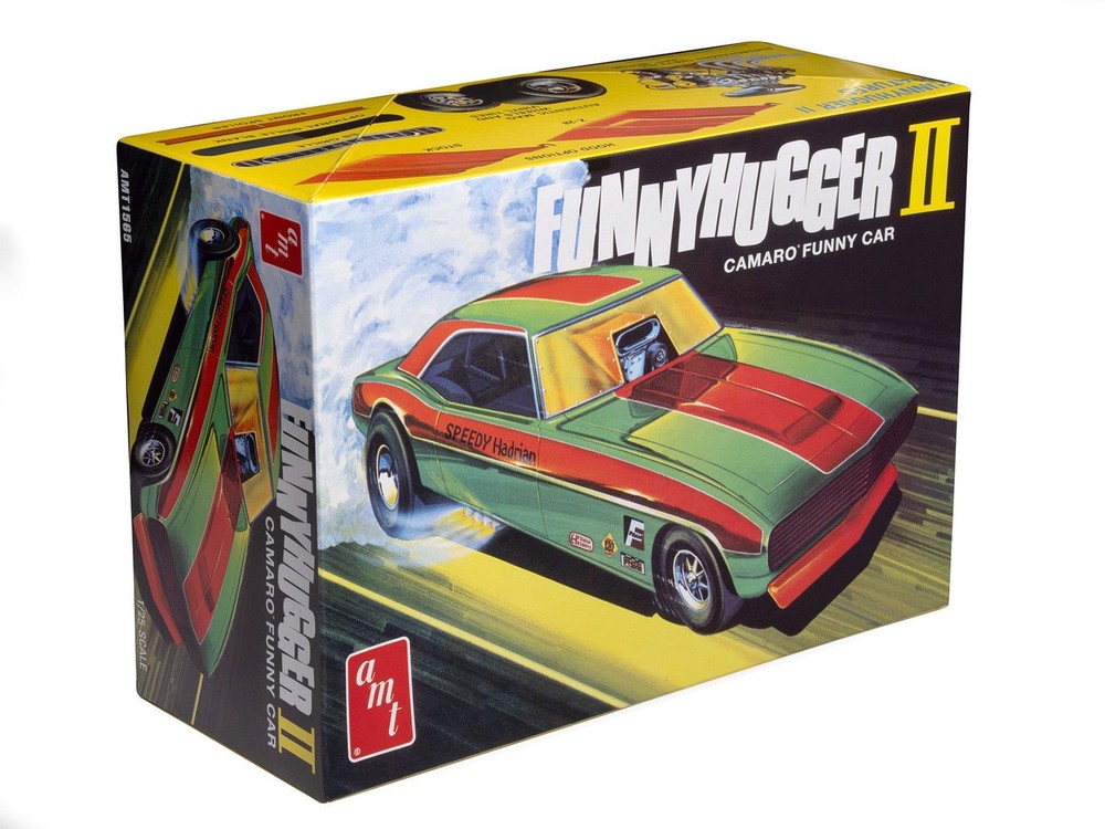 AMT 1565 1:25 Chevrolet Camaro Funny Car Funny Hugger II Plastic Model Kit