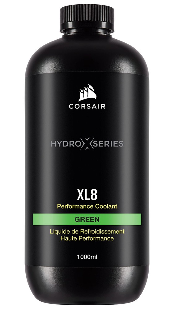 CORSAIR Hydro X Series XL8 Performance Coolant – 1L Translucent Green