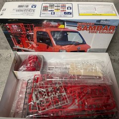Aoshima Subaru Sambar Fire Engine Collectables 17+