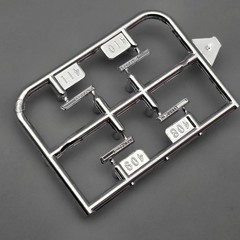 Moebius 1/25 1970 Ford F-350 Parts Kitbash Chrome Badges #408 #409 #410 #411