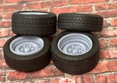 1/24 Scale: 18-inch “OE Steelie” Resin Wheels For Sports Cars