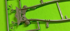 1947 Chevy Moebius Galaxie 1/25 Frame Chassis Axle Rear End Front Suspension